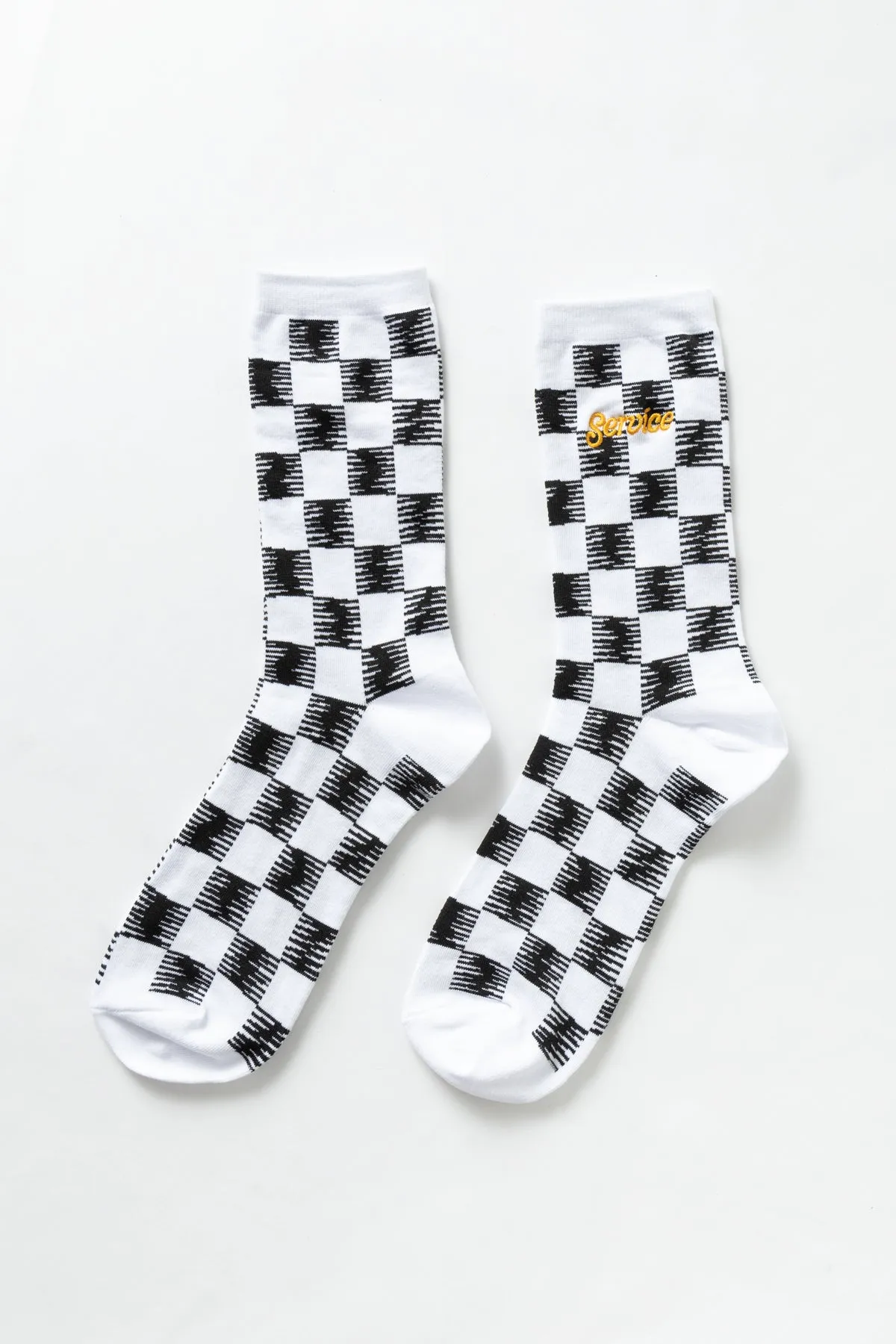 Service Works - Checker Socks - Mono