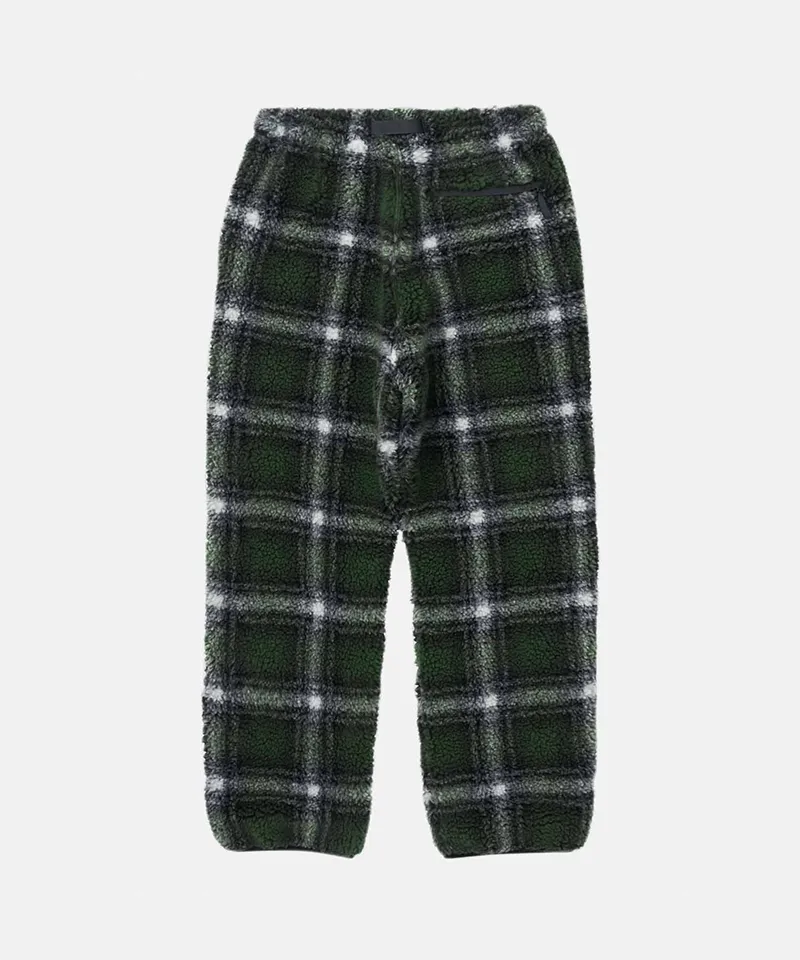 Shadow Plaid Sherpa Pant