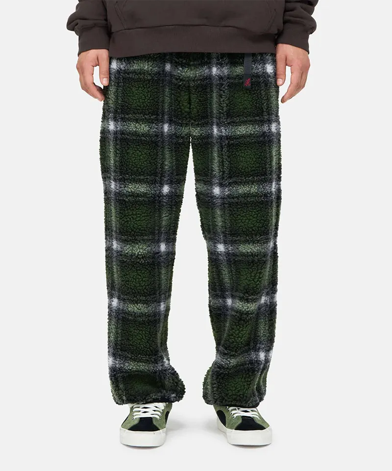 Shadow Plaid Sherpa Pant