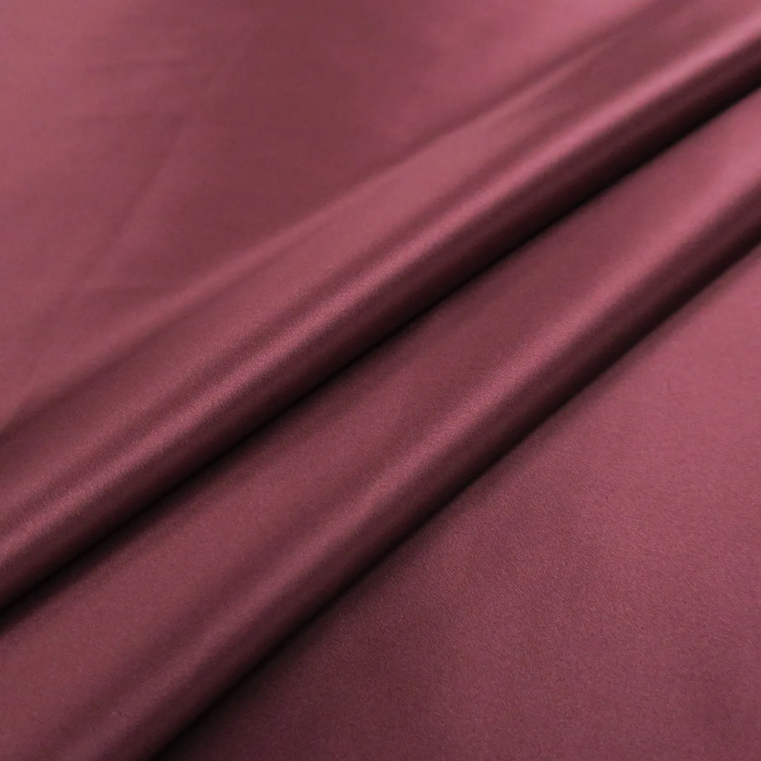 Silk Charmeuse Fabric Burgundy Solid 54 inch 100% Silk