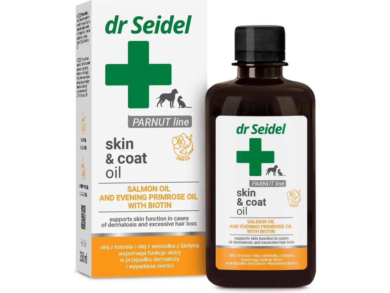 Skin & Coat Oil supports skin function in the case of dermatosis and excessive hair loss 250 ml