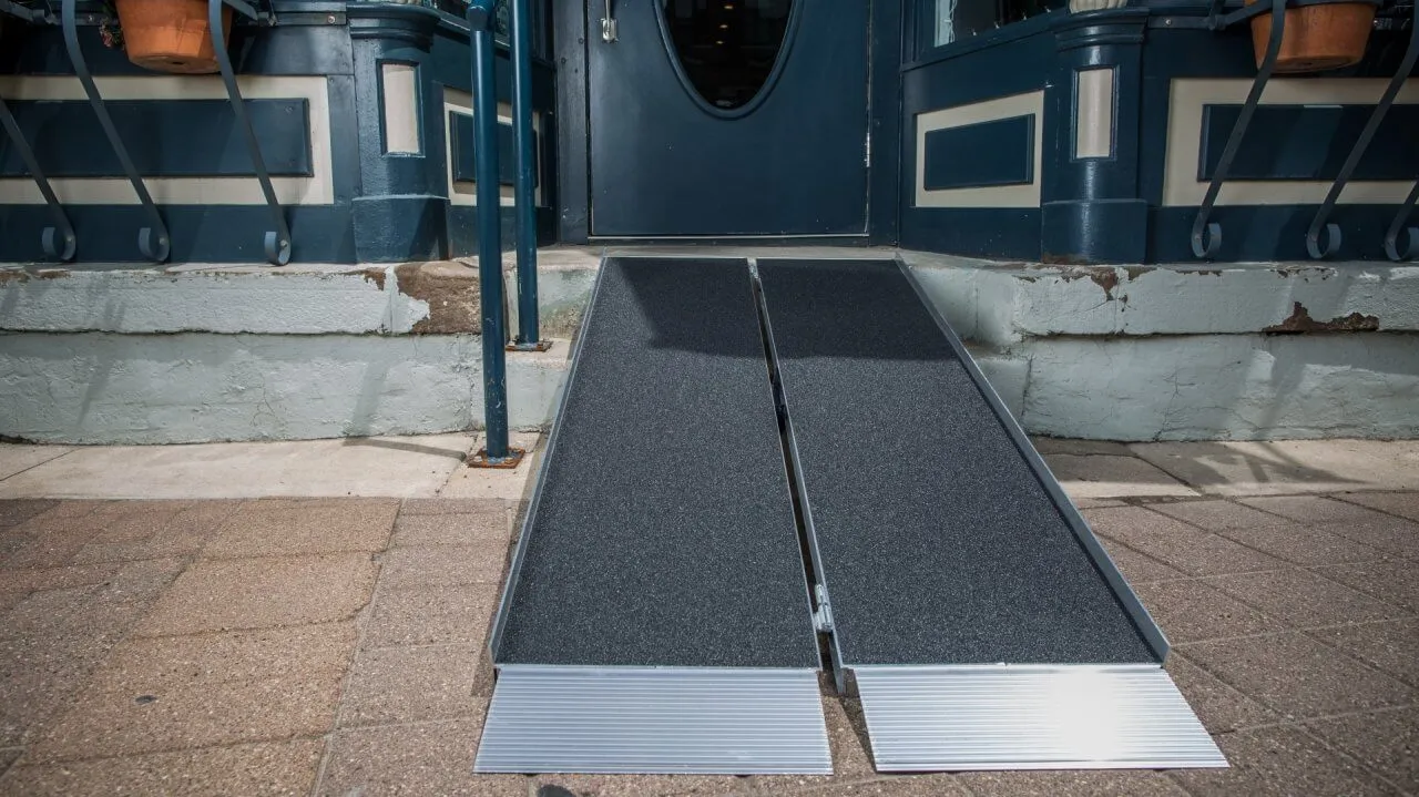 Slip-Resistant Surface Portable Ramp