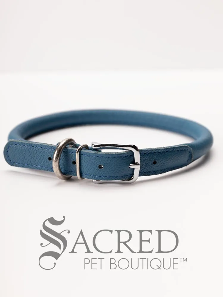 Soft Round Leather Collar