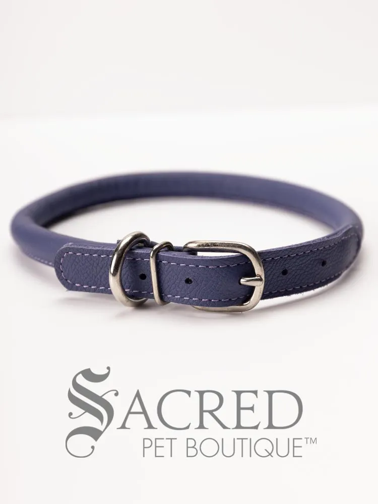 Soft Round Leather Collar