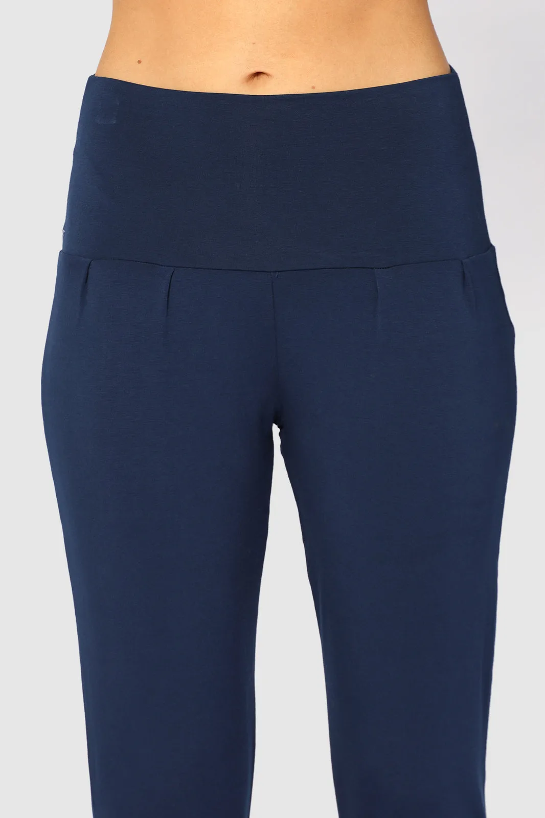 Softline Slouch Pants (no pockets) - Navy