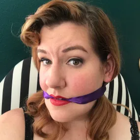 Solid Color Cleave Gag Bondage Scarf