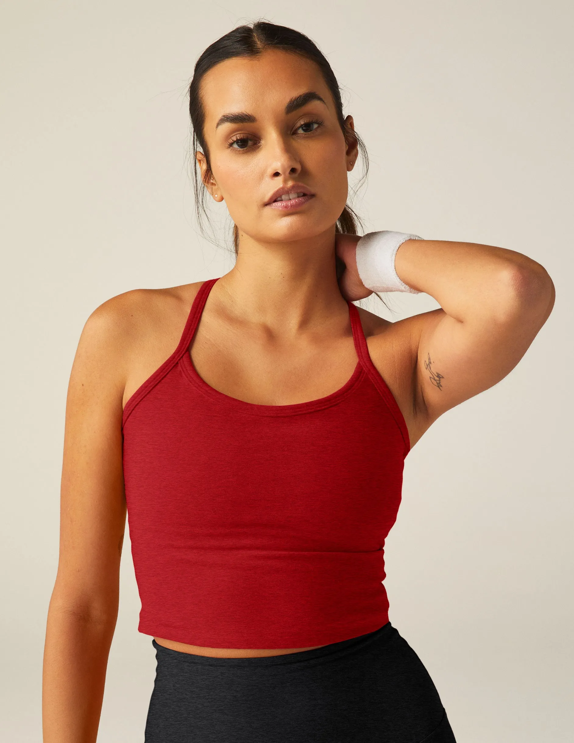 Spacedye Slim Racerback Cropped Tank