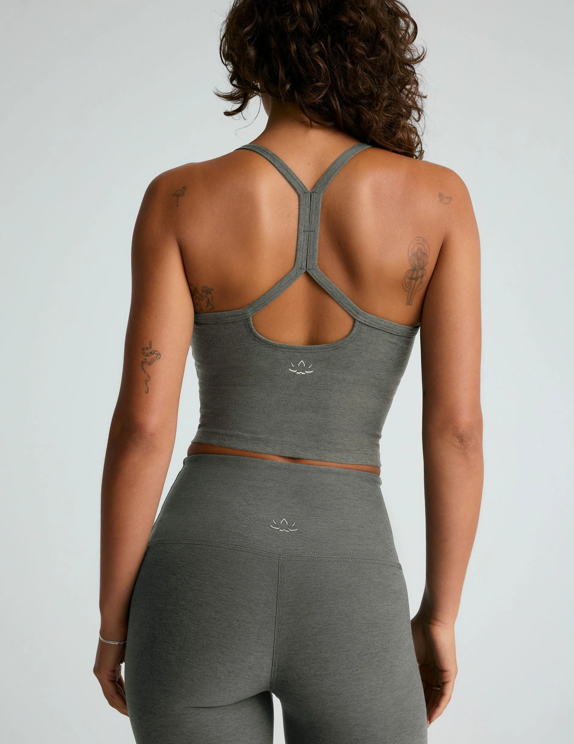 Spacedye Slim Racerback Cropped Tank