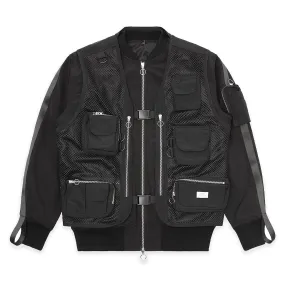 STAMPD Reversible Utility Bomber Jacket Black