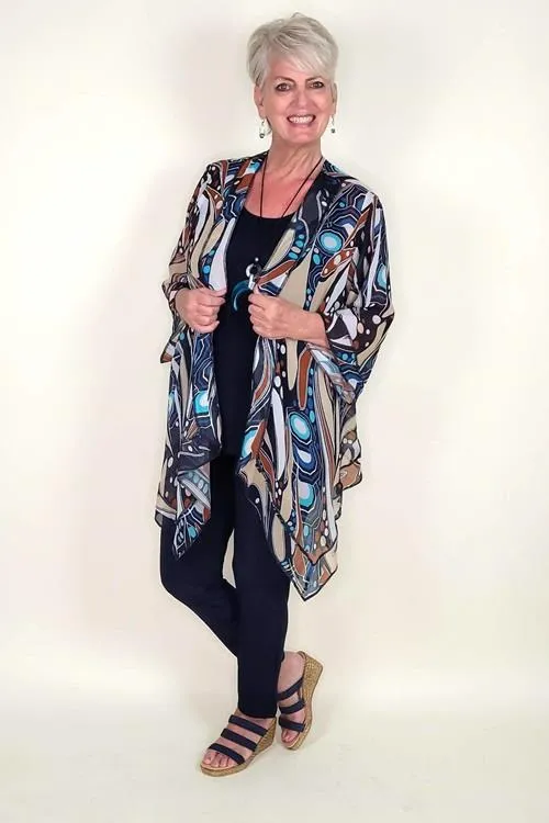 Sterling Styles Art-Silk Jacket #VC238SBJ