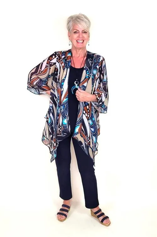 Sterling Styles Art-Silk Jacket #VC238SBJ