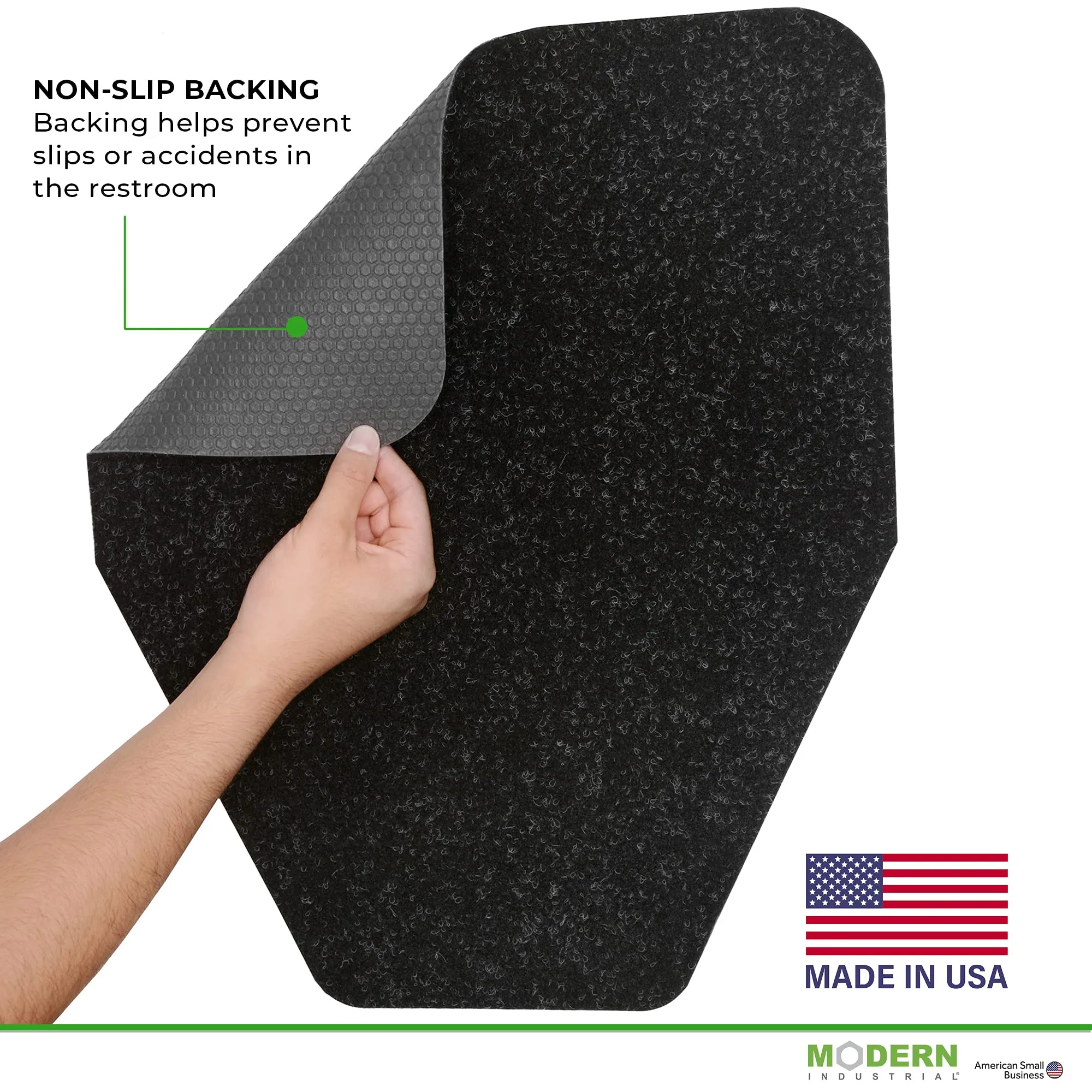 Urinal Mat (6-Pack) Non-Slip, Odor-Eliminating Disposable Commercial Urinal Mats