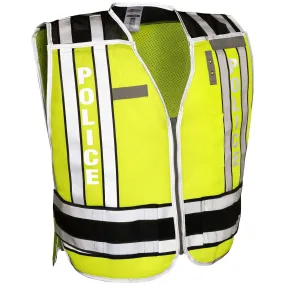 VEST POLICE BLACK/LIME