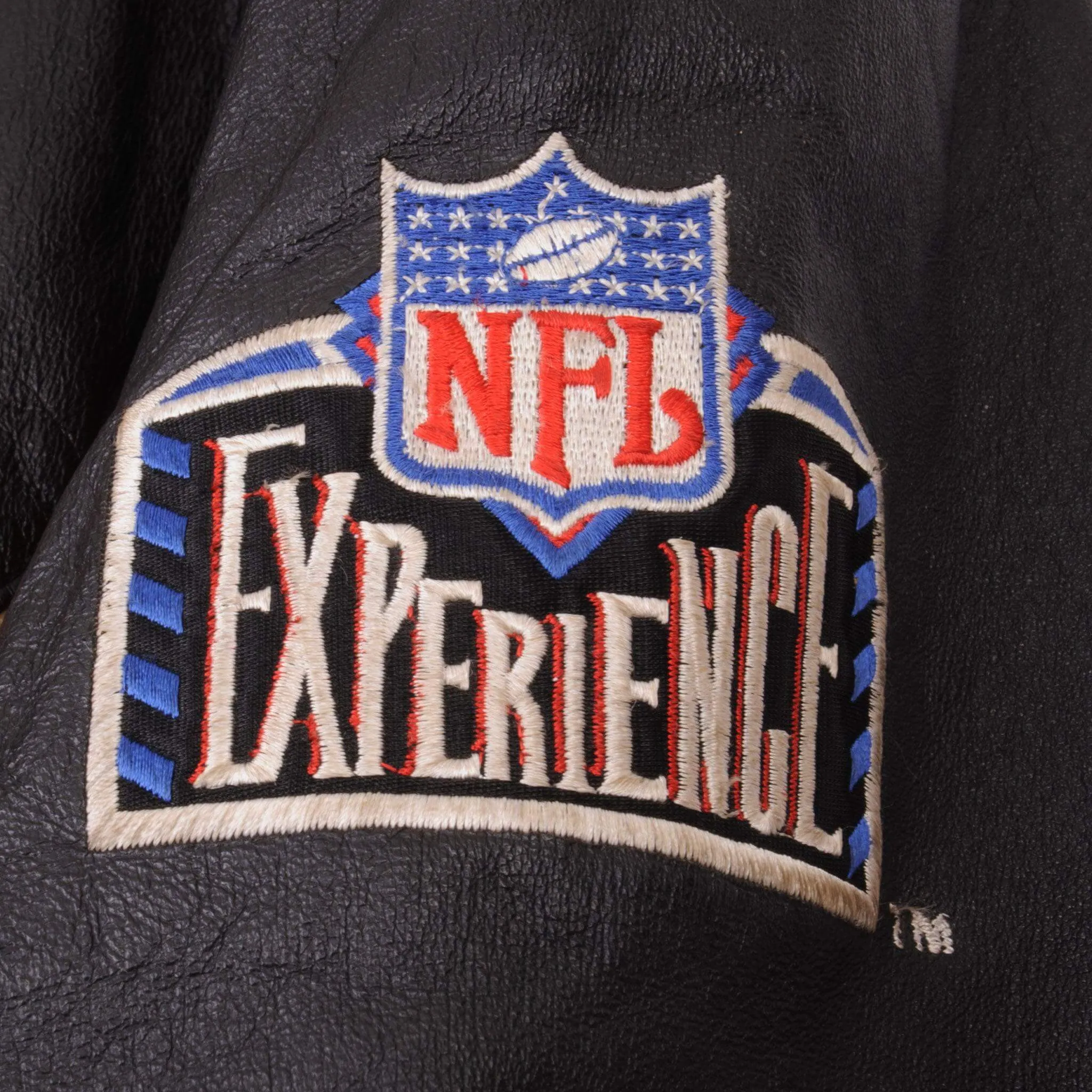 VINTAGE NFL EXPERIENCE SAN FRANCISCO 49ERS LEATHER JACKET SIZE XL 1990s