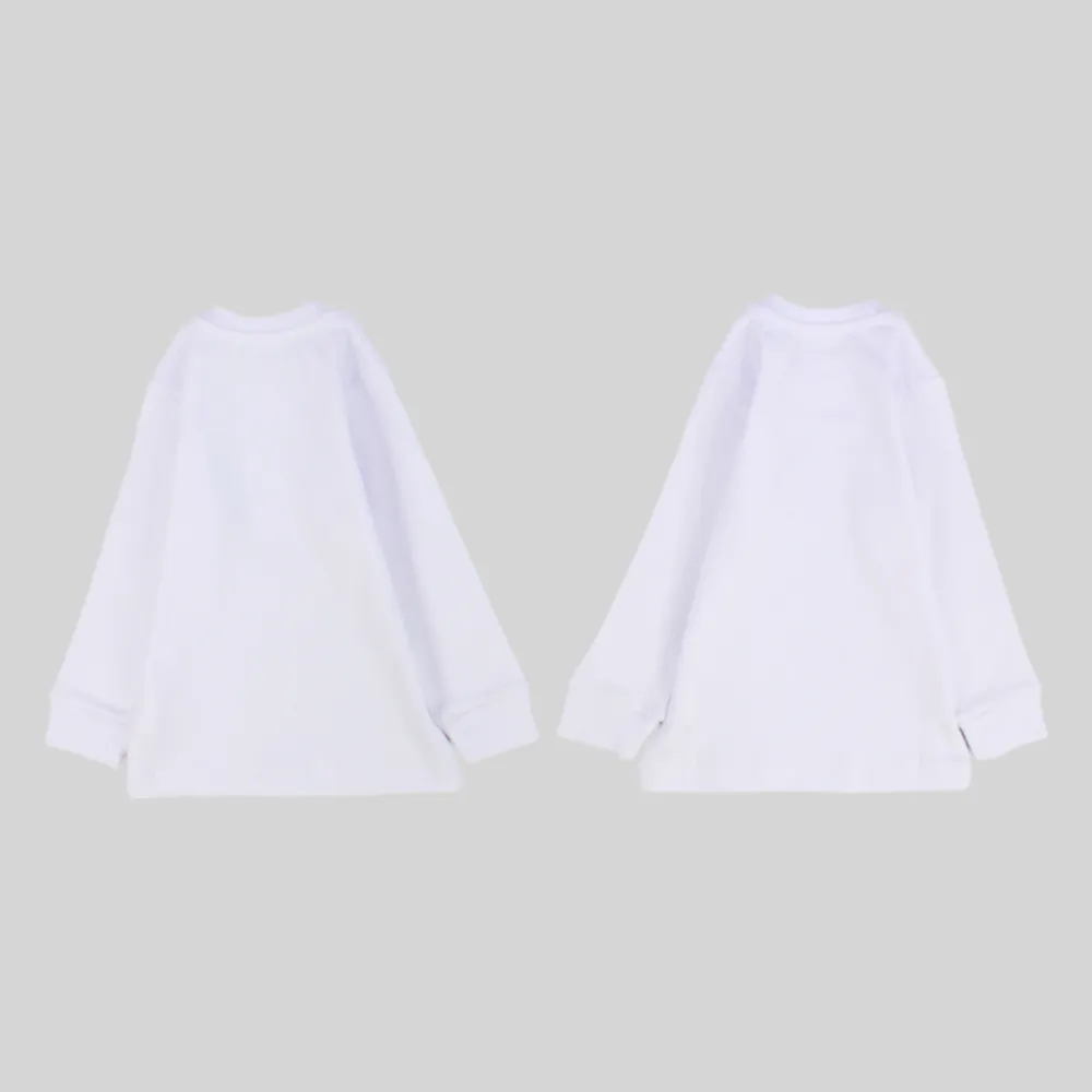 White Long-Sleeved Thermal Top Pack