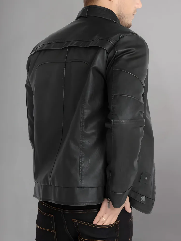 Wilmer Black Leather Jacket