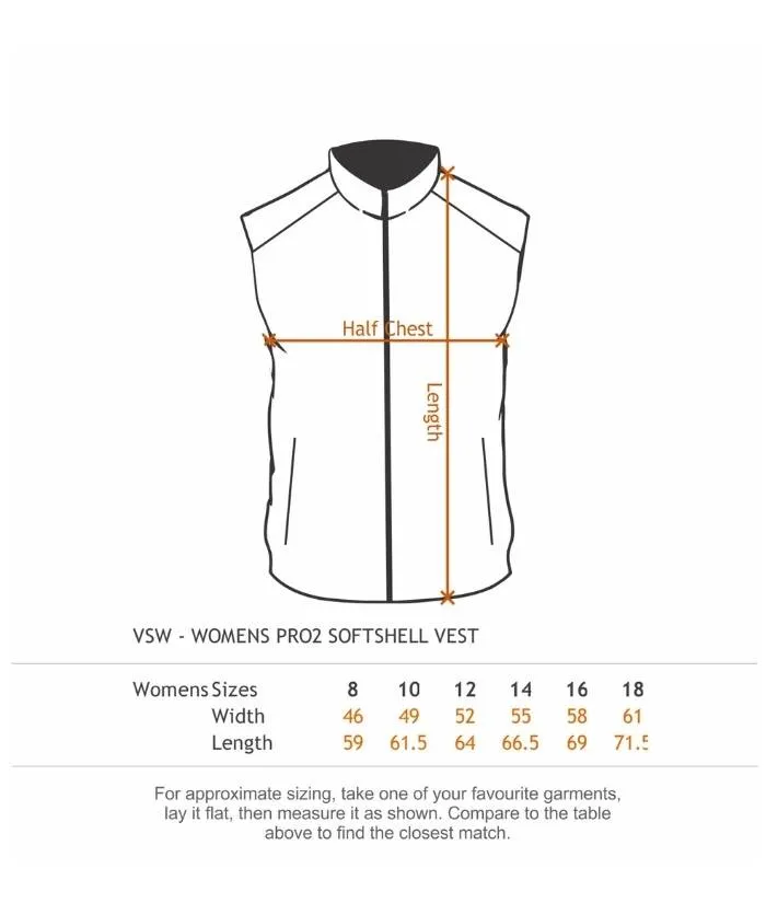 Womens PRO2 Softshell Vest