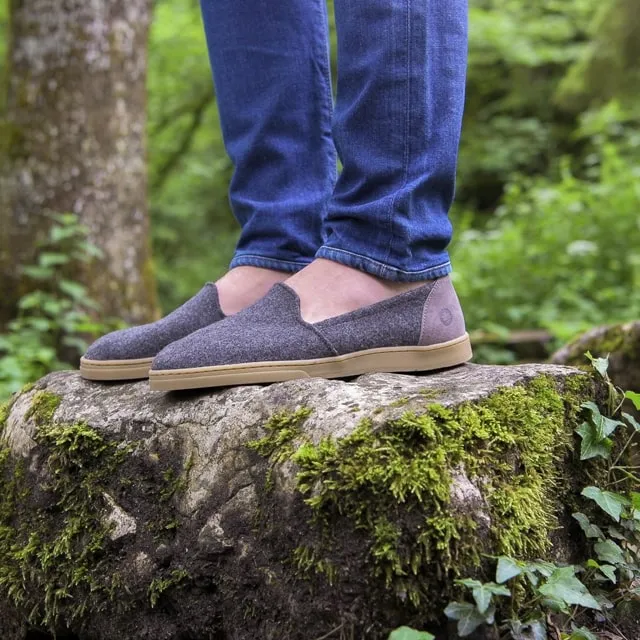 Wool Slip On - Grey